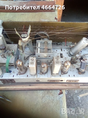 Лампово радио антика , снимка 10 - Радиокасетофони, транзистори - 54320738