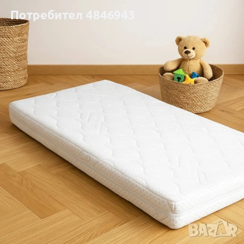 Продавам детско креватче с матрак, снимка 2 - Бебешки легла и матраци - 54776290