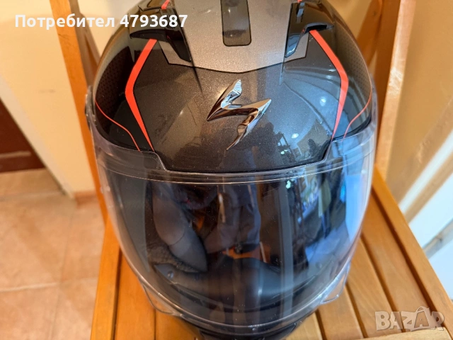 Мотоциклетна каска Scorpion, снимка 3 - Аксесоари и консумативи - 54800620