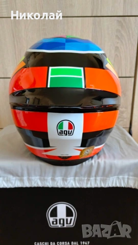 Каска AGV K1 Rodrigo, снимка 7 - Аксесоари и консумативи - 55064760
