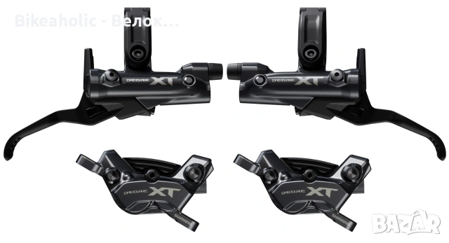 Комплект спирачки Shimano Deore XT BL-M8200/BR-M8220 4-бутални L.1000mm/1700mm