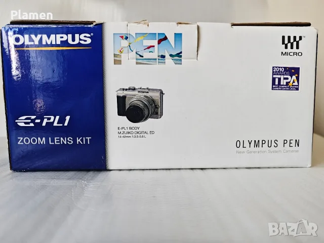 Фотоапарат Olympus PEN E-PL1 Zoom Lens Kit пълен комплект , снимка 13 - Фотоапарати - 55511406