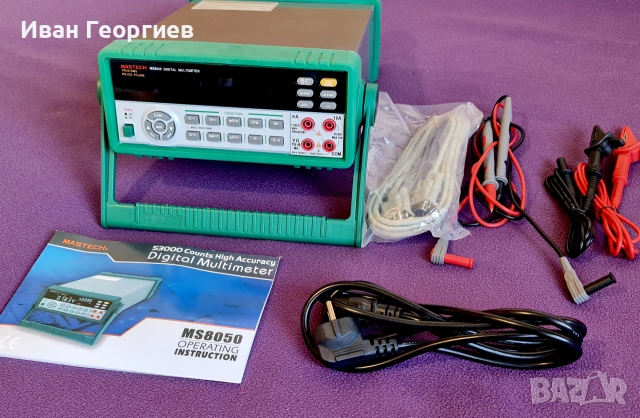 Настолен мултимер, мултиметър, мултицет MASTECH MS8050, снимка 3 - Измервателни инструменти - 55172130