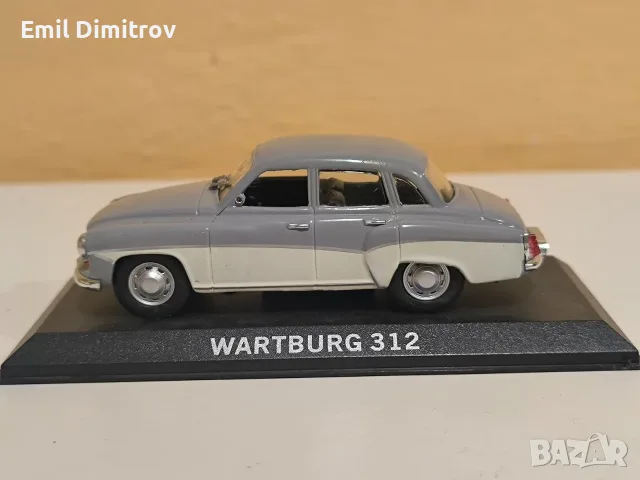 Моделче на Wartburg-312 в мащаб 1:43, снимка 3 - Колекции - 55659049