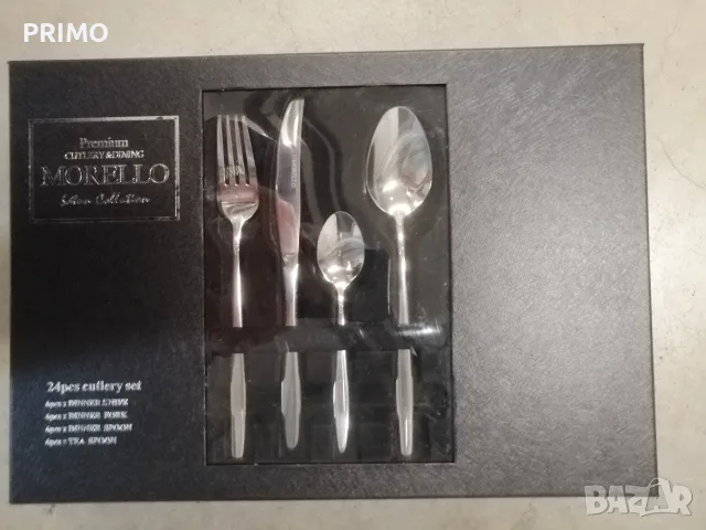 Комплект прибори за хранене MORELLO Silver Collection – 24 части, снимка 3 - Прибори за хранене, готвене и сервиране - 55474898