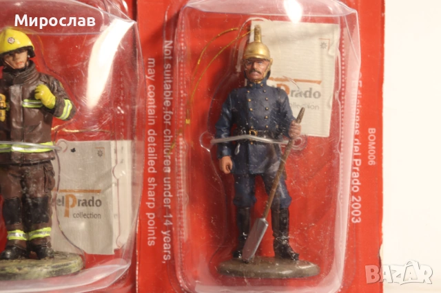 DEL PRADO ПОЖАРНА ПОЖАРНИКАР ВОЙНИК УНИФОРМА ФИГУРКА ЛОТ 2 БР., снимка 3 - Колекции - 54595833