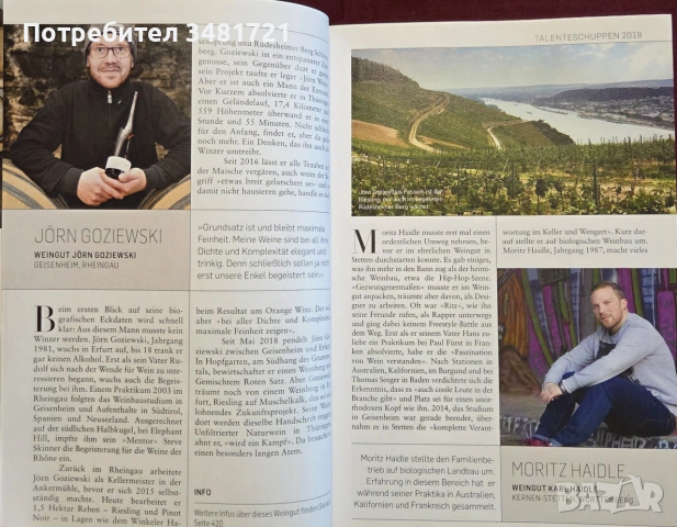 Справочник - вината на Германия 2019 / Falstaff Wein Guide Deutschland 2019, снимка 5 - Кулинария - 55064977