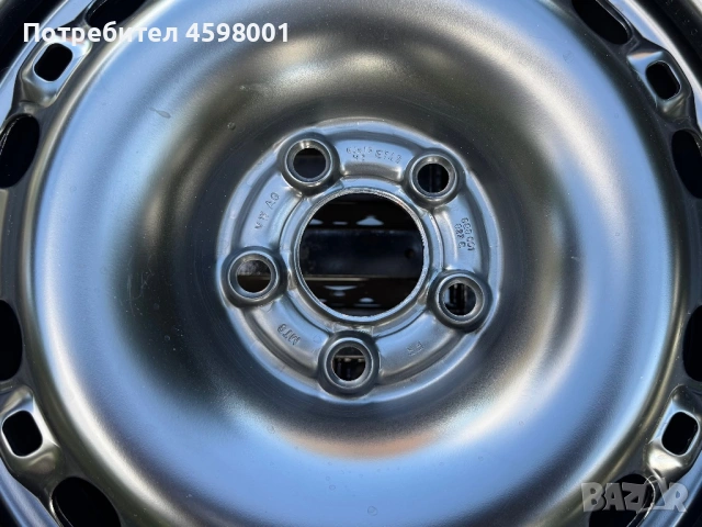 4бр.НОВИ ЖЕЛЕЗНИ ДЖАНТИ 15цола 5x100 за Skoda,Vw,Seat, снимка 12 - Гуми и джанти - 54917646
