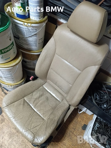 Кожен салон BMW E60 БМВ Е60 Бежав кожен салон, снимка 9 - Части - 54640960