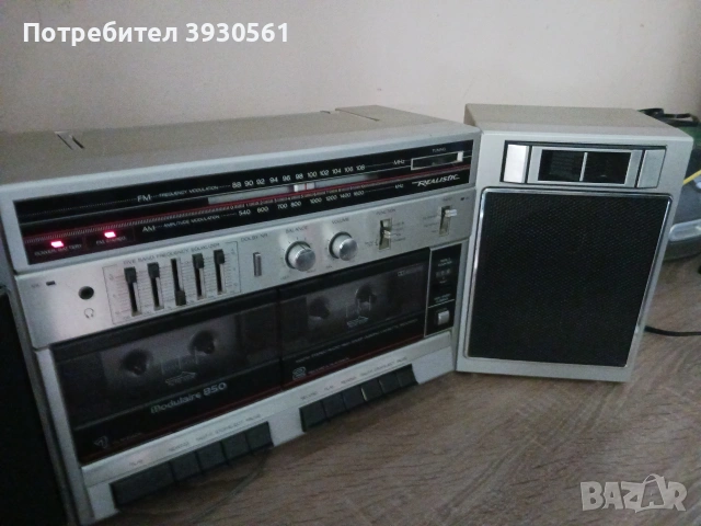 Boombox realistic modulaire 850 14-770, снимка 6 - Радиокасетофони, транзистори - 55178564