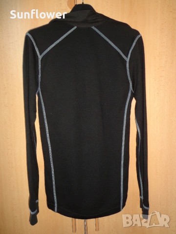 Ново! Helly Hansen HH Workwear черна блуза/топ/ горнище от мерино вълна с цип унисекс, размер S, снимка 5 - Блузи - 53976384