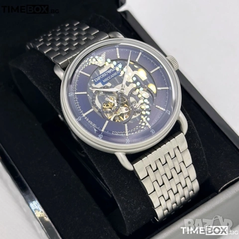 Emporio Armani AR60024 Semi Skeleton Meccanico, снимка 3 - Мъжки - 55211421