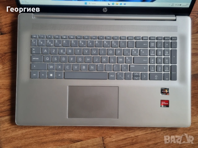 Като нов HP 17 инча IPS Ryzen 5 6 ядрен 16 GB RAM 512 SSD, снимка 5 - Лаптопи за дома - 54378749