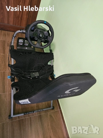 Logitech G923 racing wheel, playseat Logitech Challenge X, снимка 2 - Аксесоари - 54420904
