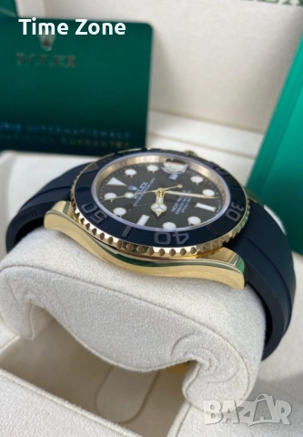 Rolex Yacht-Master 42mm Yellow Gold Ceramic Automatic Различни Варианти, снимка 3 - Мъжки - 54072809