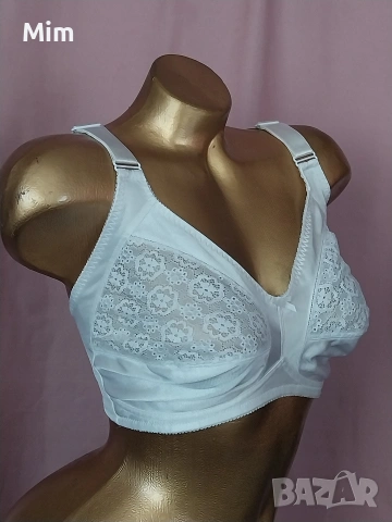 isadova 95D Бял сутиен без банели , снимка 3 - Бельо - 53955056