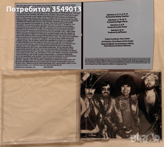 CD / ЦД компакт диск - NAZARETH, снимка 2 - CD дискове - 54102842