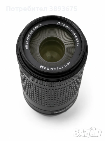 Обектив NIKKOR 70-300mm f/4.5-6.3 G ED, снимка 4 - Обективи и филтри - 55157609
