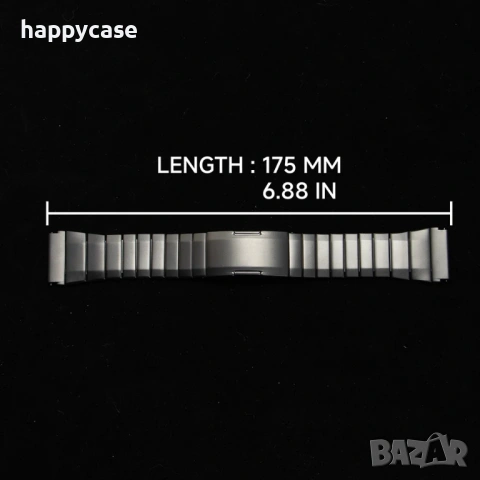TITANIUM UNIVERSAL Титаниева верижка за Huawei Watch / Samsung / Garmin / Apple / Xiaomi / Amazfit, снимка 12 - Каишки за часовници - 54486962