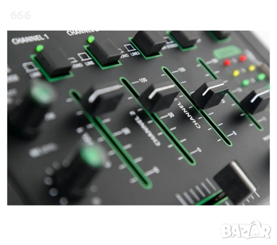 4-канален DJ миксер с Bluetooth Pronomic DX-50 USB MKII, снимка 7 - Друга електроника - 54715461