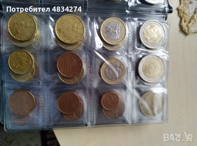 евро монети класьор, снимка 4 - Нумизматика и бонистика - 54629963