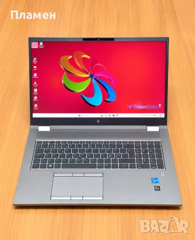 Core i7-11850H / 64GB RAM / RTX A5000 (16GB) / 1TB SSD/HP ZBook Fury 17 G8/17.3" 4K UHD DreamColor, снимка 9 - Лаптопи за работа - 54987354