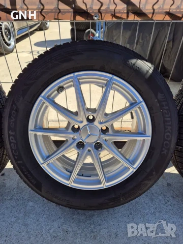 Джанти Mercedes 16 цола , 5х112 , 6.5j , et44 , 205/60/16, снимка 4 - Гуми и джанти - 54493370