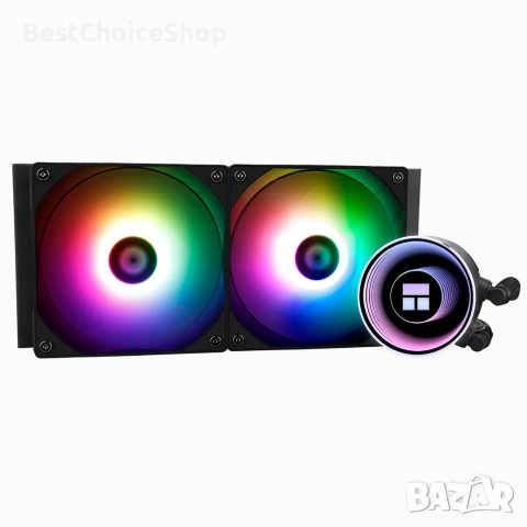 TR-Thermalright Frozen Notte 240 Black ARGB V2 Течен охладител за процесор - Infinite Mirror Light