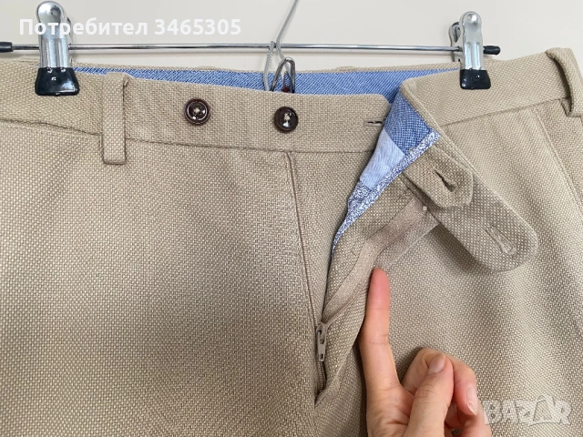 Massimo Dutti мъжки памучен панталон, снимка 5 - Панталони - 54662937