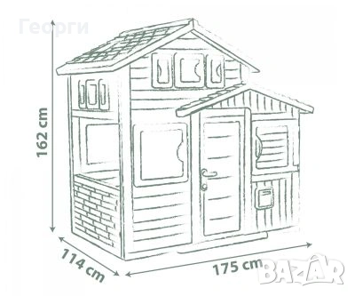 детска градинска къщичка  Smoby Life , снимка 5 - Други - 54092138