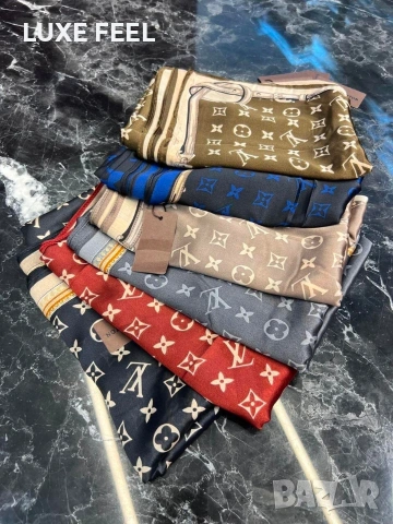 Dior 🤍Goyard🤍 Fendi🤍 Louis VUITTON 🤍 Дамски Копринени Шалове , снимка 17 - Шалове - 54946480