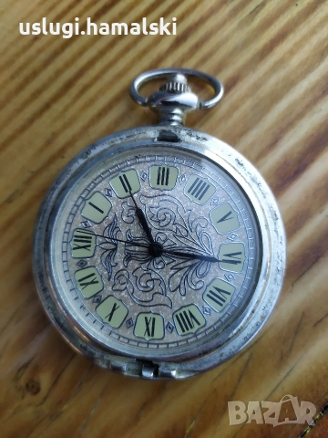 Джобен часовник, снимка 2 - Антикварни и старинни предмети - 53970392