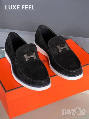 Hermes 🔹 Естествена Кожа , снимка 10 - Ежедневни обувки - 54194335