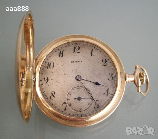 Златен джобен часовник Eterna SCHILD FRĖRES 