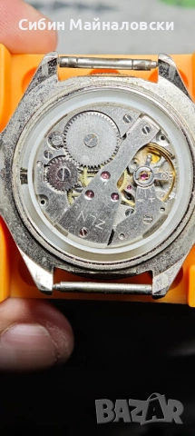 Мъжки часовник Командирские с уникално красив син циферблат — €55, снимка 3 - Мъжки - 54145688