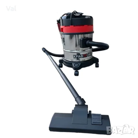 Прахосмукачка KraftRoyal 601-B20 за сухо и мокро почистване - 1200W, 20L, снимка 7 - Прахосмукачки - 55507363