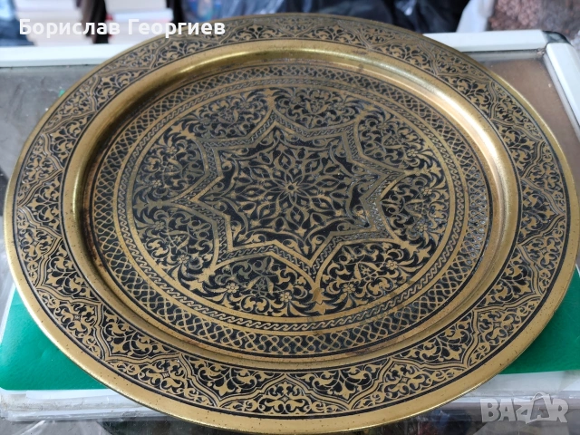 Стар месингов комплект за пушачи, снимка 7 - Антикварни и старинни предмети - 53970963