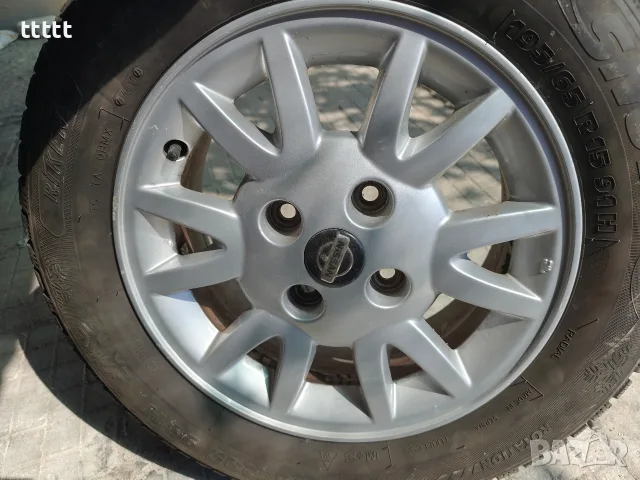 Джанти с гуми 15/4×114.3Nissan , снимка 11 - Гуми и джанти - 55320997
