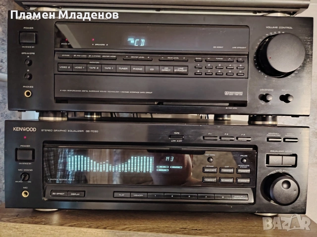 Receiver/Ресивър Kenwood kr-v8030 и еквалайзер/equalizer Kenwood GE 7030
