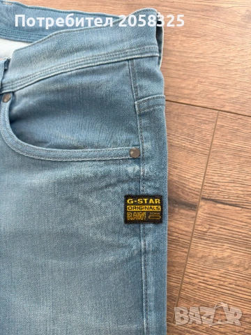 Оригинални мъжки дънкови къси гащи G-STAR - W34, снимка 3 - Къси панталони - 53976368