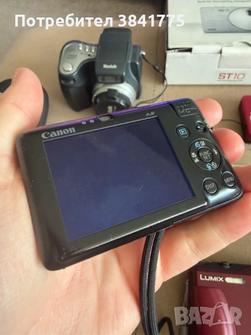 Комплект камери употребявани с 16 компактни фотоапарата и Feiyu Tech Summon Plus 4k гимбал, снимка 17 - Фотоапарати - 54697559