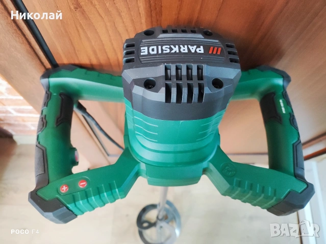 Бъркалка за бои и мазилки Parkside PFMR 1600 E5, снимка 4 - Други инструменти - 54946767