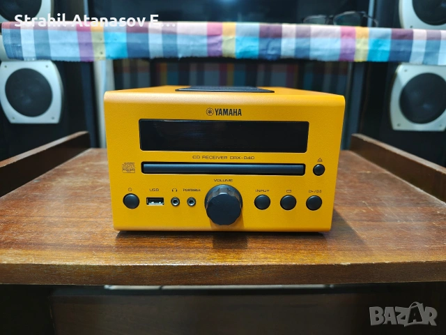 YAMAHA CRX-040 Микро Hi-Fi Ресивър, CD, USB, iPod, Bluetooth 