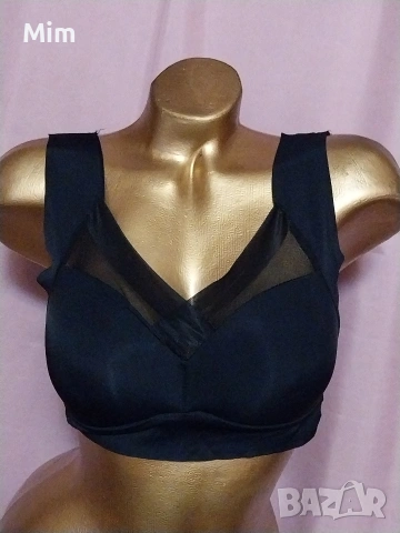  Резервирани XL Черно Микрофибърно бюстие , снимка 3 - Бельо - 54061400