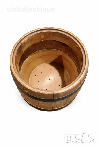 Старинна дървена бъчва, снимка 2 - Антикварни и старинни предмети - 54055699