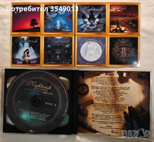 CD / ЦД компакт диск - Nightwish - 2018 - Decades - An Archive Of Song 1996-2015 [2 CD], снимка 3 - CD дискове - 54750049