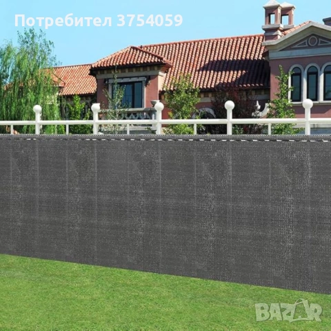 Засенчваща мрежа Schellenberg 25м x 90см – UV защита,уединение и защита от вятър за балкони и ограда, снимка 5 - Огради и мрежи - 55148635