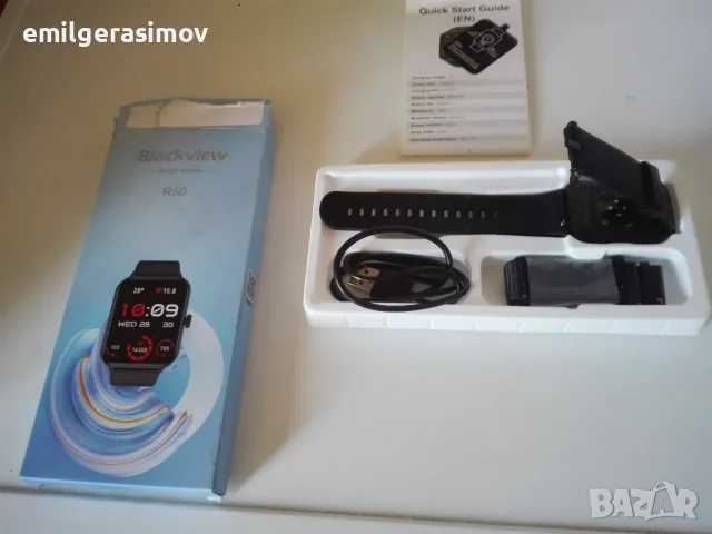 Нов смарт часовник и лот пощенски  картички.