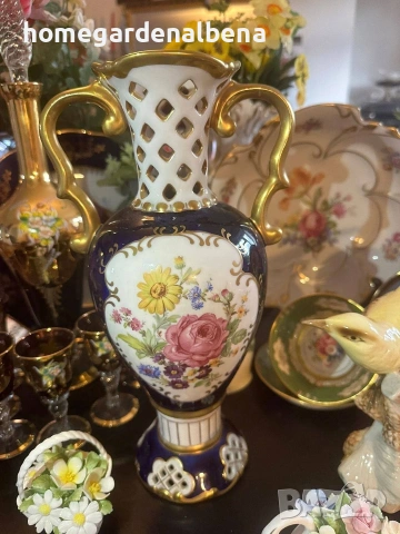 Home&Garden Albena – Ваза Royal Dux Bohemia, Чехословакия, ок. 1908 г., снимка 12 - Вази - 54040260