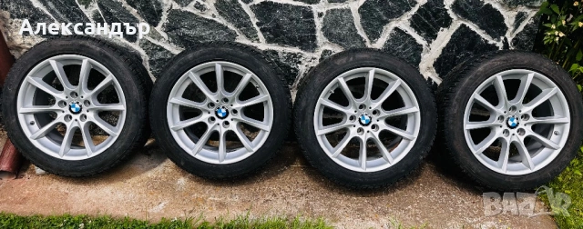 Оригинални джанти 18” BMW style 281 F10 +зимни гуми, снимка 4 - Гуми и джанти - 54731405